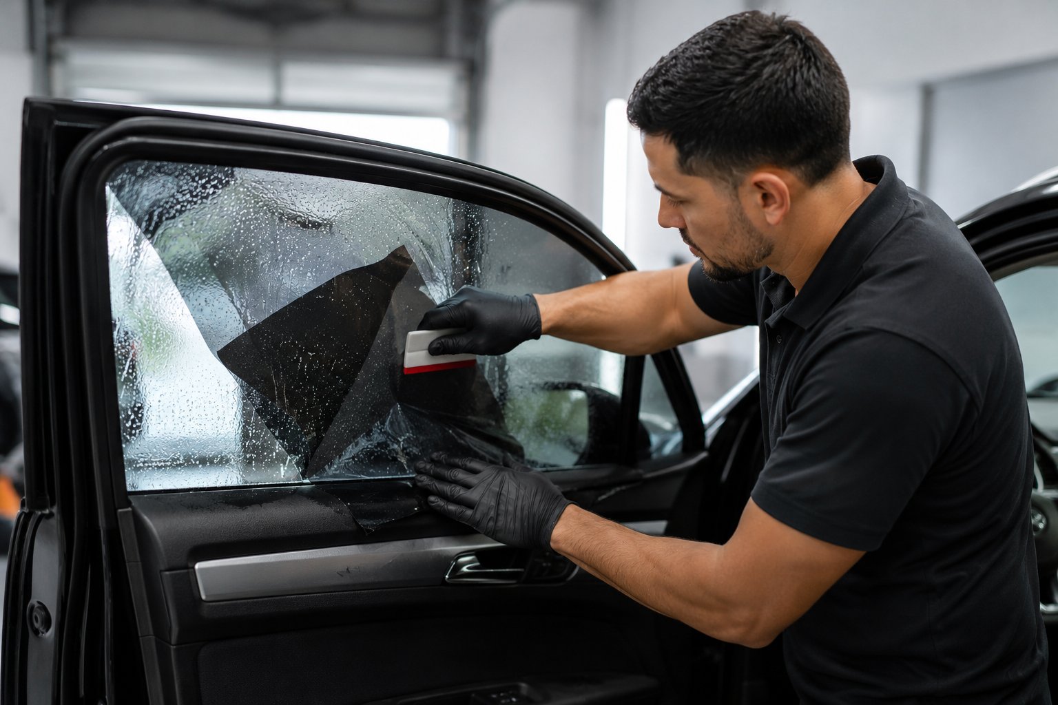 Auto window tinting
